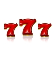 Lucky Sevens vector image