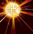Disco ball vector image