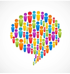 Speech bubble vector image