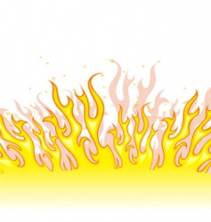 Fire background vector image