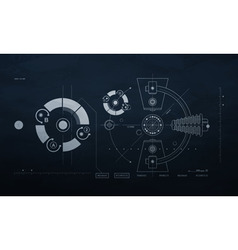 Drawing mechanism on a dark vector image
