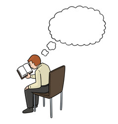Set reader Royalty Free Vector Image - VectorStock