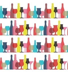 Silhouette Alcohol Bottle Silhouette Alcohol Bottle vector image