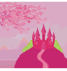 Magic Fairy Tale Princess Castle vector image