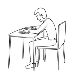 Set reader Royalty Free Vector Image - VectorStock