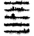 Urban silhouette vector image