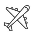 Airplane icon vector image