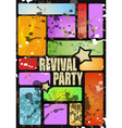 Party flyer vector image