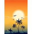 Summer background vector image