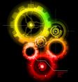 Techno gears vector image