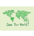 Globe earth icons themes idea design vector image