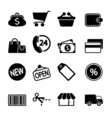 Market Icons Set vector image