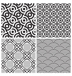 Pattern set vector image
