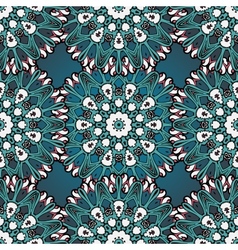 Green and blue mandala seamless Green and blue mandala seamless vector image