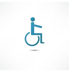 Disabled icon vector image