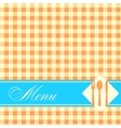 Restaurant menu template vector image