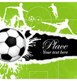 Soccer background vector image