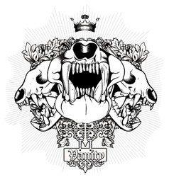 Vintage tshirt design vector image