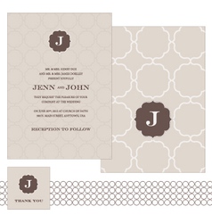 Letter Set vector image