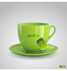 Cup of tea vector image