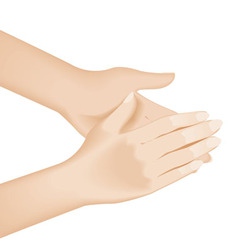 Hand washing vector image