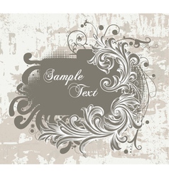 Vintage frame vector image