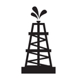 Oil rig vector image