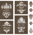 Victorian Styled Templates vector image