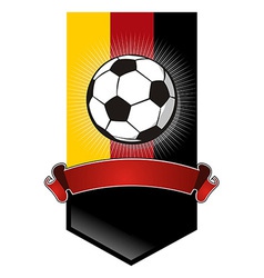 Germany Soccer Championship banner vector image