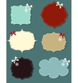 Set of different speech bubbles design elements vector image