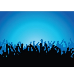 Party crowd vector image