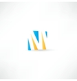 Abstract icon based on the letter Abstract icon based on the letter vector image