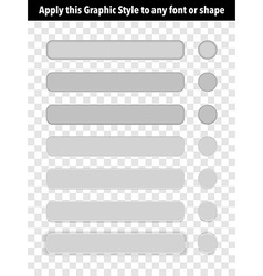 Button Graphic Style vector image