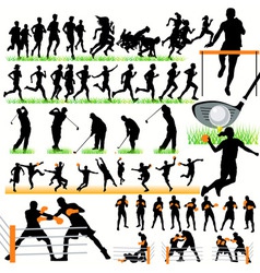 Sports set03 vector image