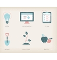 Business icons Business icons vector image