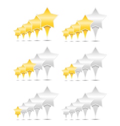 Rate buttons vector image