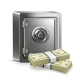 Safe and money vector image