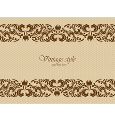 Vintage background vector image