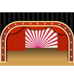 Stage vector image