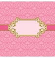Template frame design for greeting card Template frame design for greeting card vector image