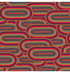 Seamless big oval pattern in a retro style vector image