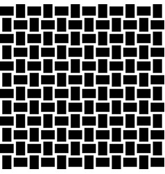 Seamless black and white irregular dash Royalty Free Vector