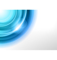 Background blue light corner round vector image
