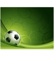 Soccer background concept vector image