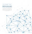Blue Molecule And Communication Background vector image
