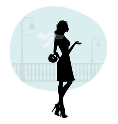 Woman vector image