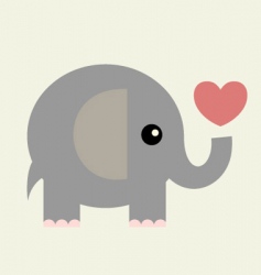 Elephant vector image