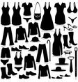 Fashion industry shopping vector image