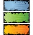 Grunge border vector image