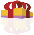 Christmas gift vector image